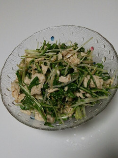 水菜ともやしの棒々鶏風サラダ-レシピのメイン写真