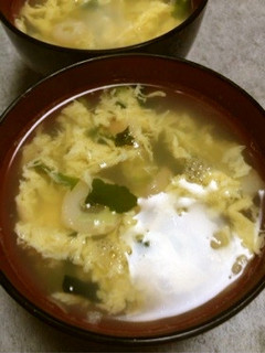 ☆お吸物の素でプチリメイク☆卵のお吸物☆-レシピのメイン写真