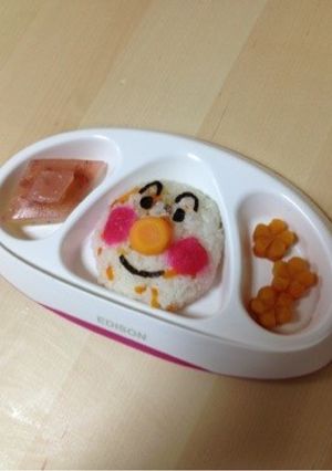ひな祭り☆アンパンマンプレート-レシピのメイン写真