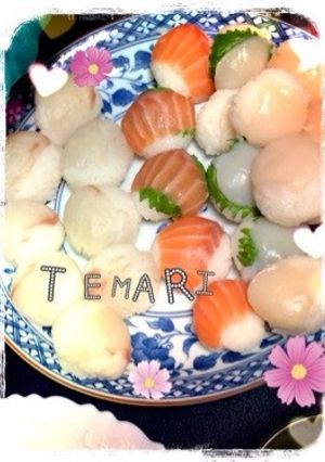 簡単〜手まり寿司♥︎-レシピのメイン写真