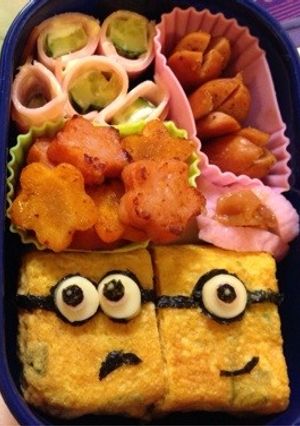 怪盗グルー ミニオン だし巻き 弁当-レシピのメイン写真