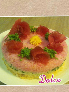 お寿司ケーキ♡-レシピのメイン写真