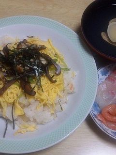 お雛様のばら寿司-レシピのメイン写真
