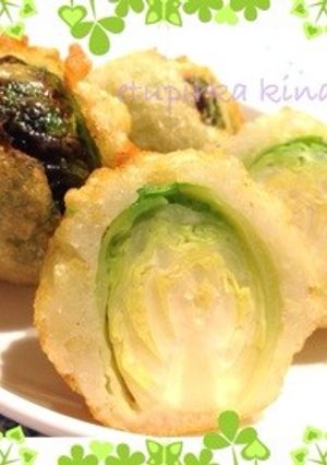 芽キャベツのハッシュドポテト包み揚げ-レシピのメイン写真