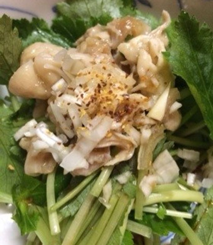 レンジで3分鶏皮ポン酢 by 73works 【クックパッド】 簡単おいしい