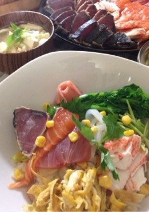 春ちらし寿司-レシピのメイン写真