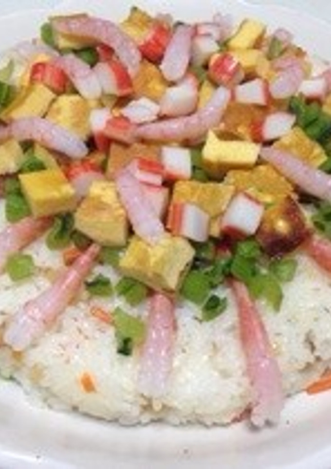 ケーキの型で可愛くちらし寿司♪-レシピのメイン写真