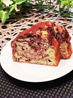 HMで♪完熟バナナココアパウンドケーキ-レシピのメイン写真