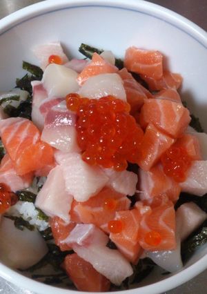 レンジで１分 材料３つ 海鮮丼のたれ-レシピのメイン写真