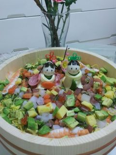 ☆簡単海鮮ちらし寿司☆お雛祭りに♪-レシピのメイン写真