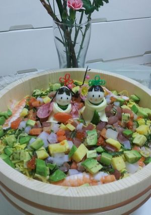 ☆簡単海鮮ちらし寿司☆お雛祭りに♪-レシピのメイン写真
