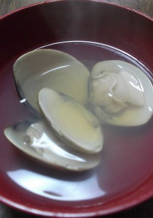 ハマグリのお吸い物-レシピのメイン写真