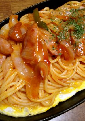 鉄板ナポリタン-レシピのメイン写真