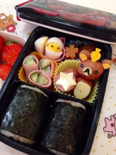 小さなリラックマ弁当…♩-レシピのメイン写真