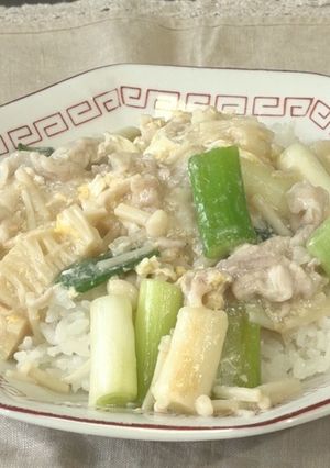ネギと豚肉のスーラタン丼-レシピのメイン写真