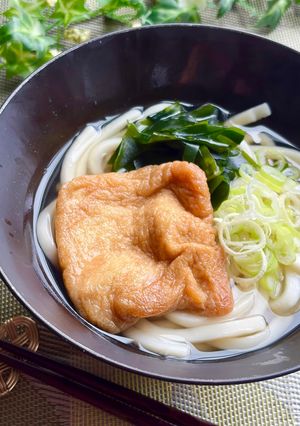 お揚げがジュワッと♡きつねうどん-レシピのメイン写真