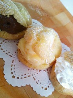 3種類のシュークリーム♪-レシピのメイン写真