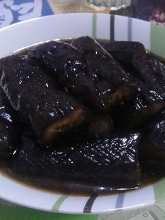 茄子醤油煮(가지간장조림)-レシピのメイン写真