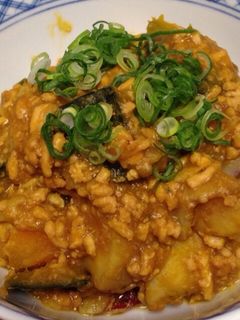 彼も喜ぶかぼちゃのそぼろ煮〜圧力鍋〜-レシピのメイン写真