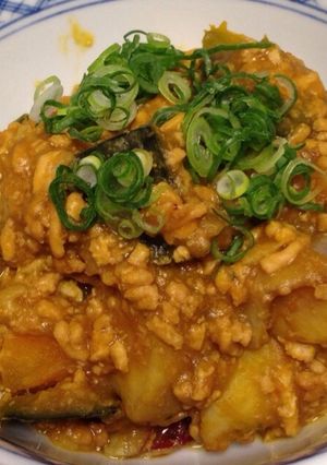 彼も喜ぶかぼちゃのそぼろ煮〜圧力鍋〜-レシピのメイン写真