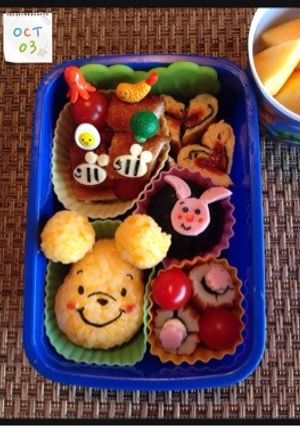 ☆くまのプーさん キャラ弁☆-レシピのメイン写真