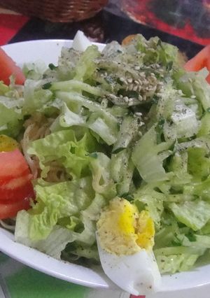 北海道拉面沙拉(홋카이도 라면 샐러드)-レシピのメイン写真