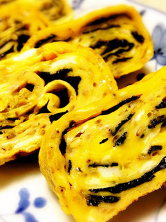 海苔と胡麻とチーズの卵焼き-レシピのメイン写真
