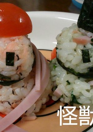 お雛様おにぎり-レシピのメイン写真
