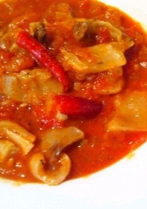 簡単煮込むだけ★牛筋のトマト煮込み-レシピのメイン写真