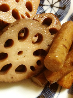 ごぼう、れんこんのコンフィ: vegan-レシピのメイン写真