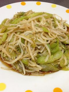 セロリともやしの炒め物-レシピのメイン写真
