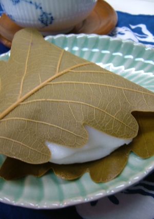 ごま味噌あんの柏餅-レシピのメイン写真
