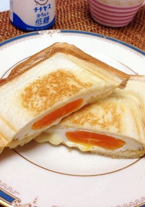 目玉焼きホットサンド-レシピのメイン写真