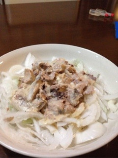 新玉ねぎと鯖缶のサラダ-レシピのメイン写真