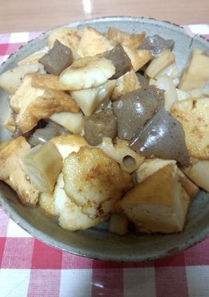 いつもの煮物におからモチ-レシピのメイン写真