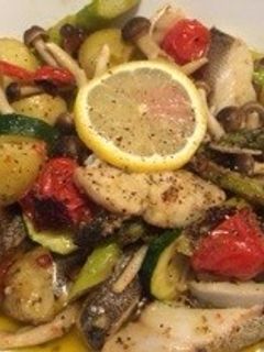 鱈と野菜のオリーブオイル煮込み-レシピのメイン写真