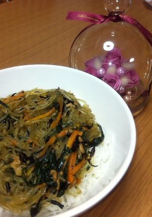 安い！貧血対策！豚ひじきのオイスター丼-レシピのメイン写真