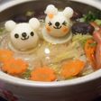 挽肉、ベーコンと白菜の重ね鍋大根おろし