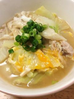 生姜スープが絶品!白菜豚肉えのき玉子♫-レシピのメイン写真