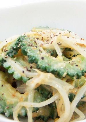 ゴーヤー☆もやし☆味噌マヨ和え-レシピのメイン写真