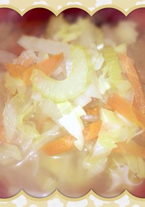 時短簡単♪細切り野菜で胃に優しいスープ♪-レシピのメイン写真