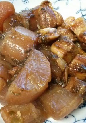 こってり美味しい♪大根と豚バラの煮込み☆-レシピのメイン写真