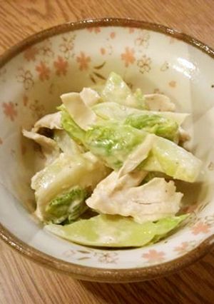 春が来た～♪蕾菜とささみのごま風味サラダ-レシピのメイン写真