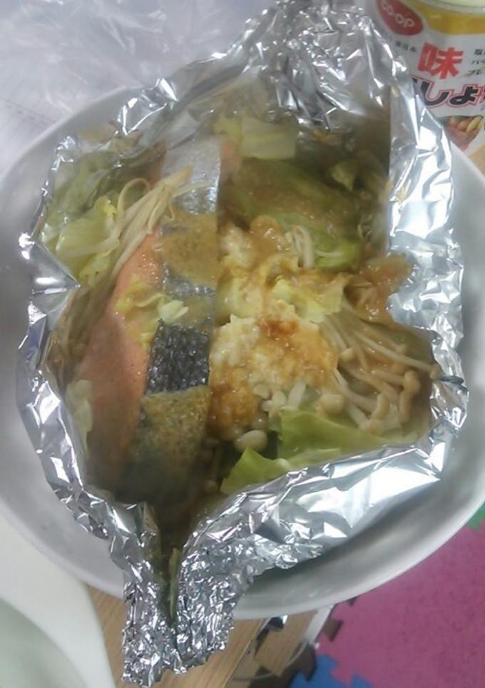 鮭のホイル焼き★ちゃんちゃん焼き風-レシピのメイン写真