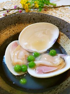 料亭の味!蛤の酒蒸しあんかけ❀-レシピのメイン写真