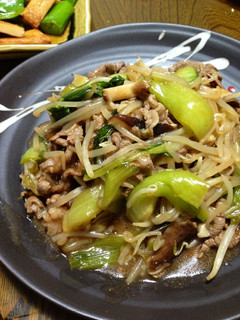 簡単☆牛こまと青梗菜の中華風☆-レシピのメイン写真
