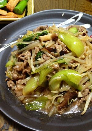 簡単☆牛こまと青梗菜の中華風☆-レシピのメイン写真