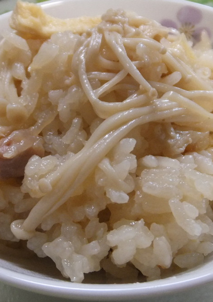 エノキの炊き込みご飯-レシピのメイン写真