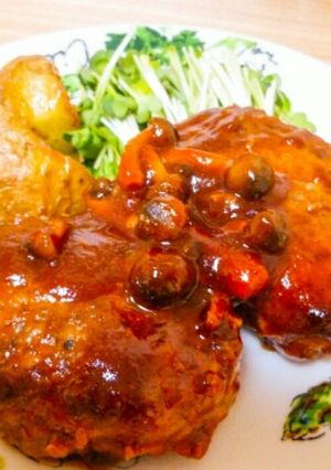 洋食屋さん♪我が家のハンバーグ-レシピのメイン写真