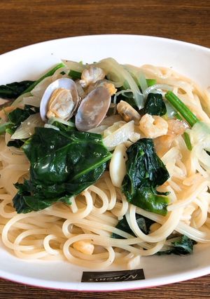 簡単☆アサリとほうれん草のパスタ☆-レシピのメイン写真